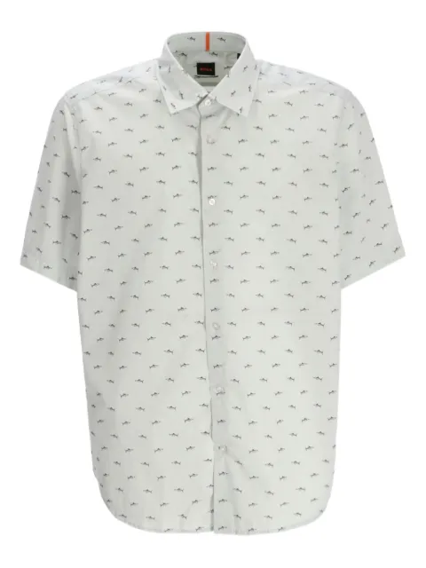 BOSS camisa con estampado gráfico