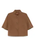 Max Mara cashmere-blend jacket - Brown