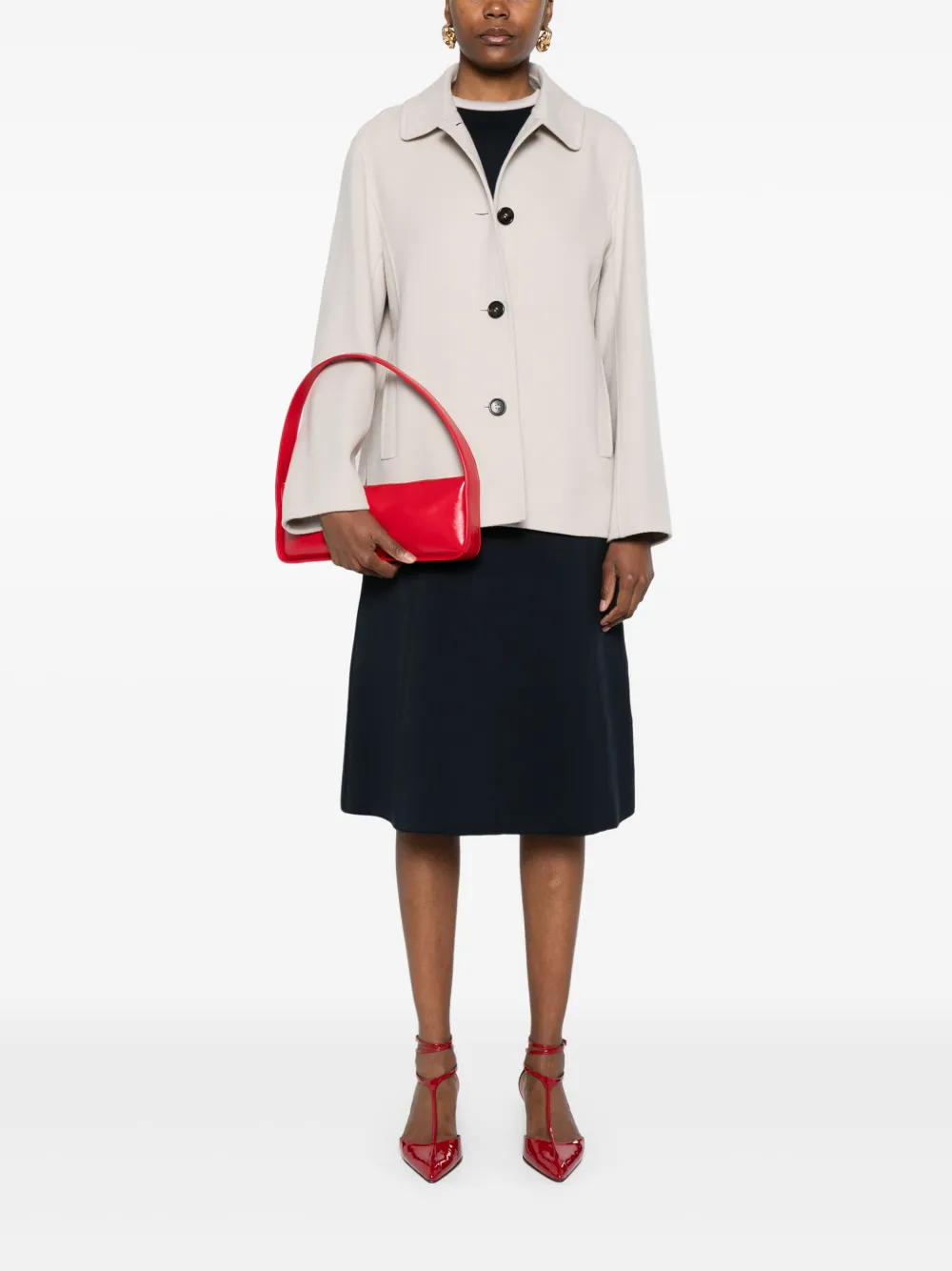 'S MAX MARA SINGLE-BREASTED COAT