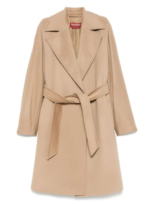 Max Mara Virgin-wool Trench Coat in Neutrals