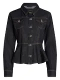 Karl Lagerfeld peplum denim jacket - Blue