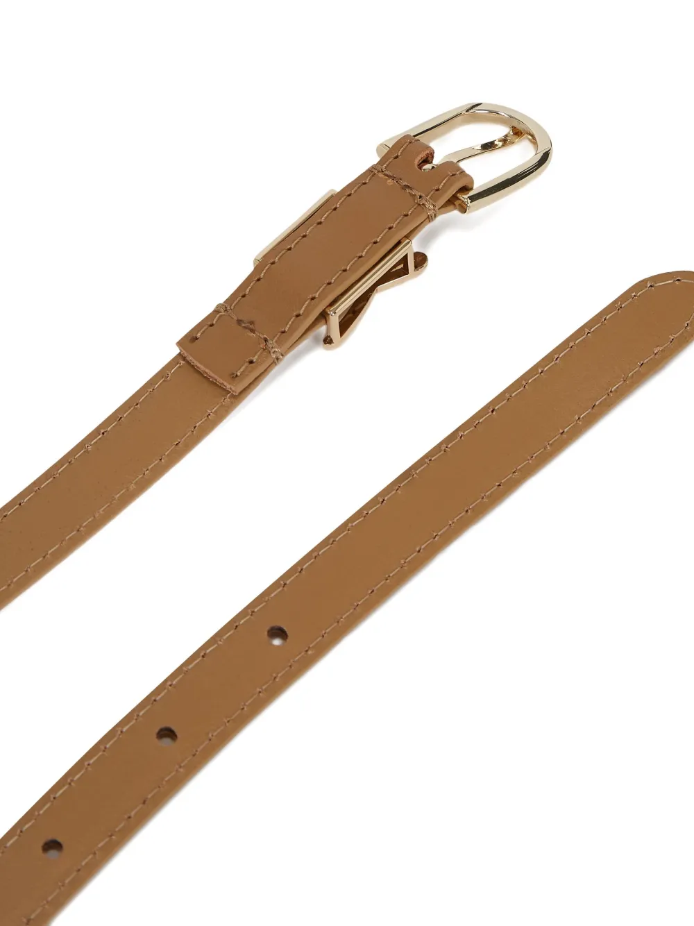 Karl Lagerfeld Leren riem Bruin