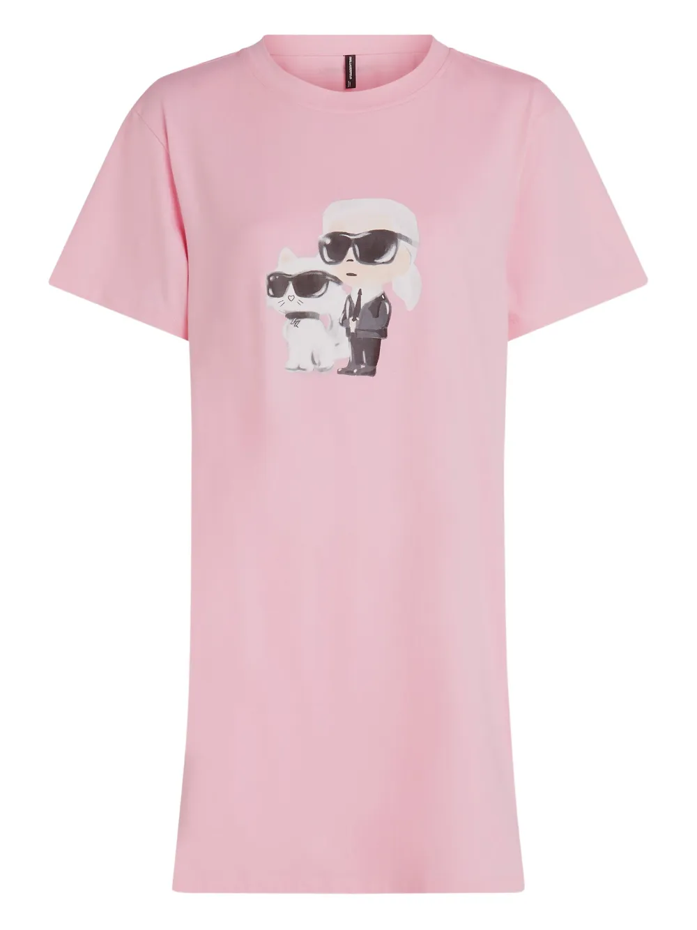 Karl Lagerfeld playera con estampado gráfico | rosado | Image 1
