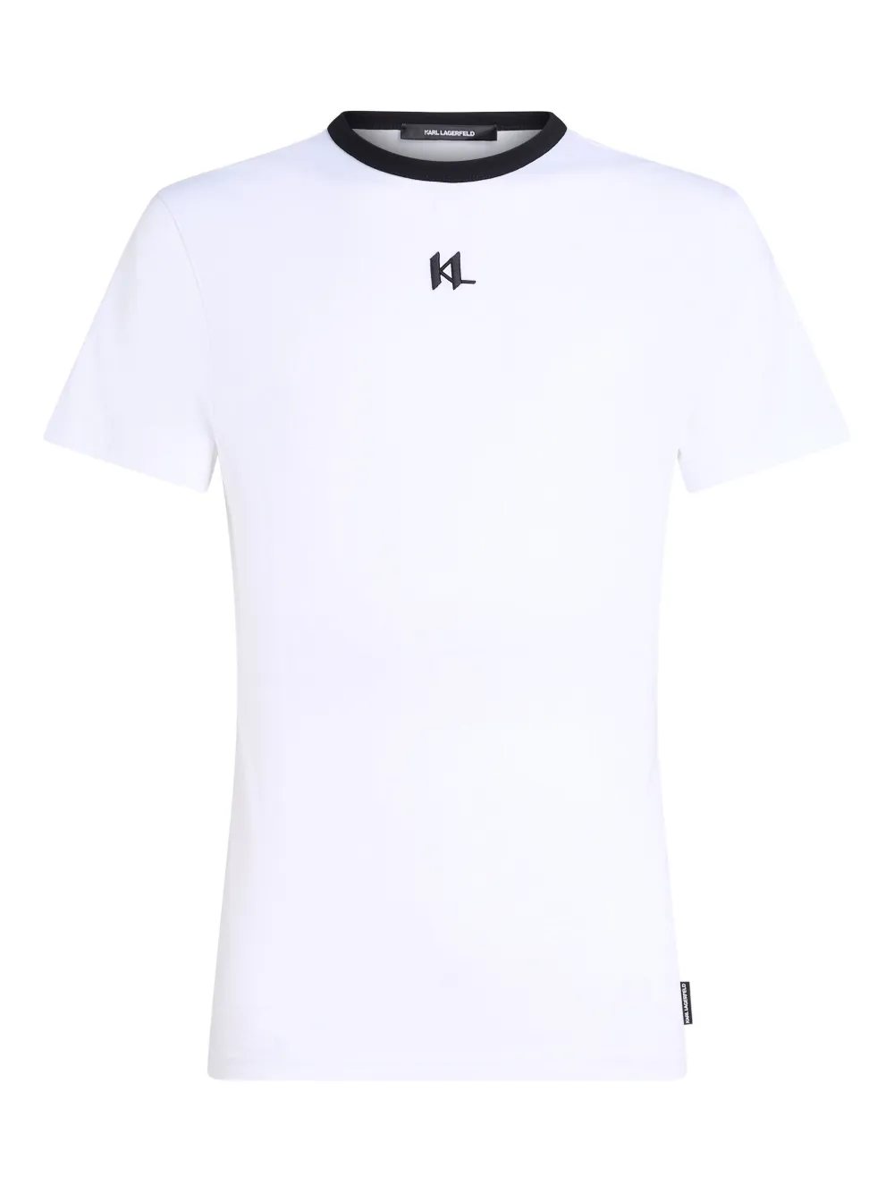 Karl Lagerfeld playera slim con monograma | blanco | Image 1