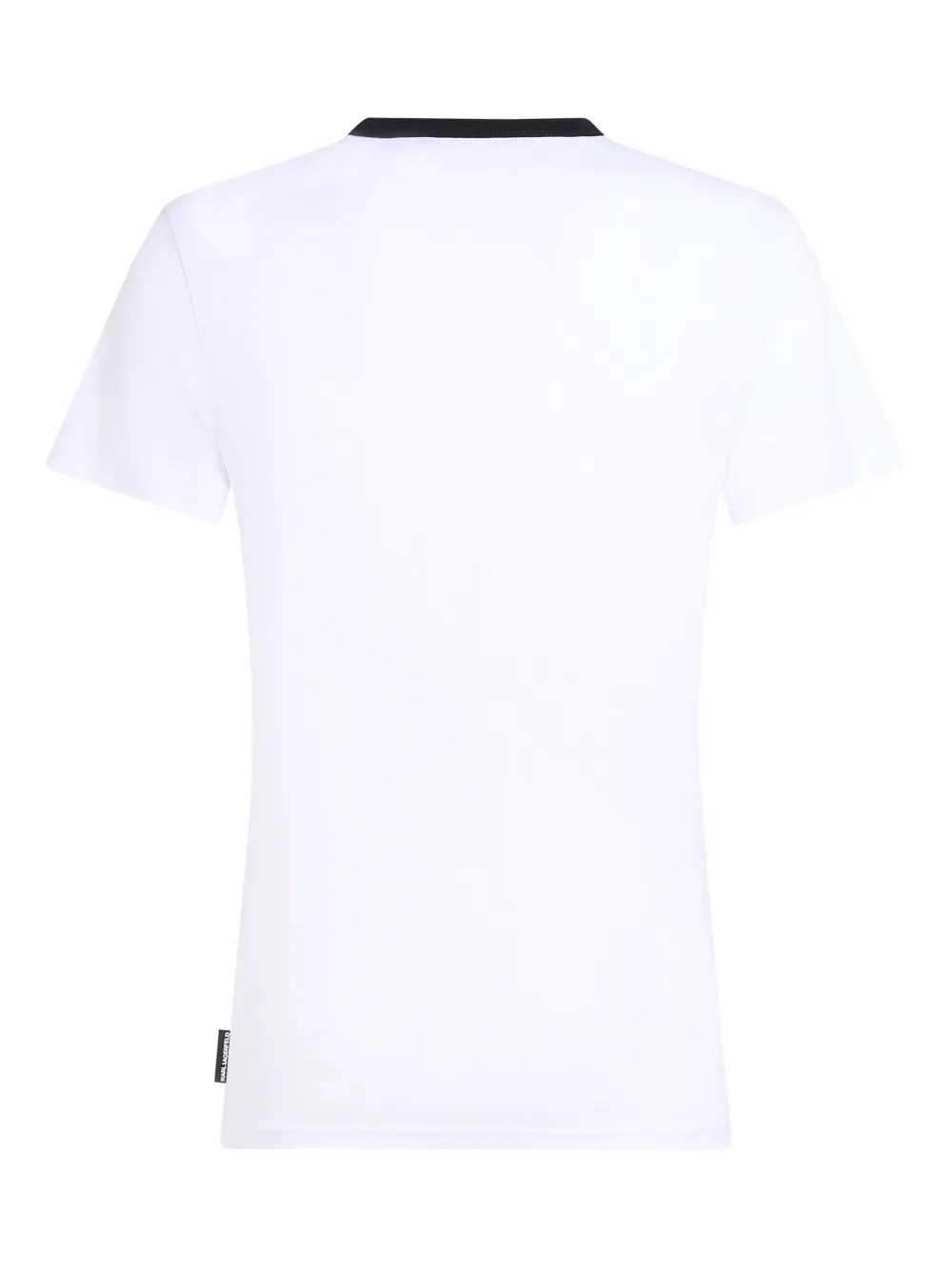 Karl Lagerfeld Slim-fit T-shirt met monogram - Wit