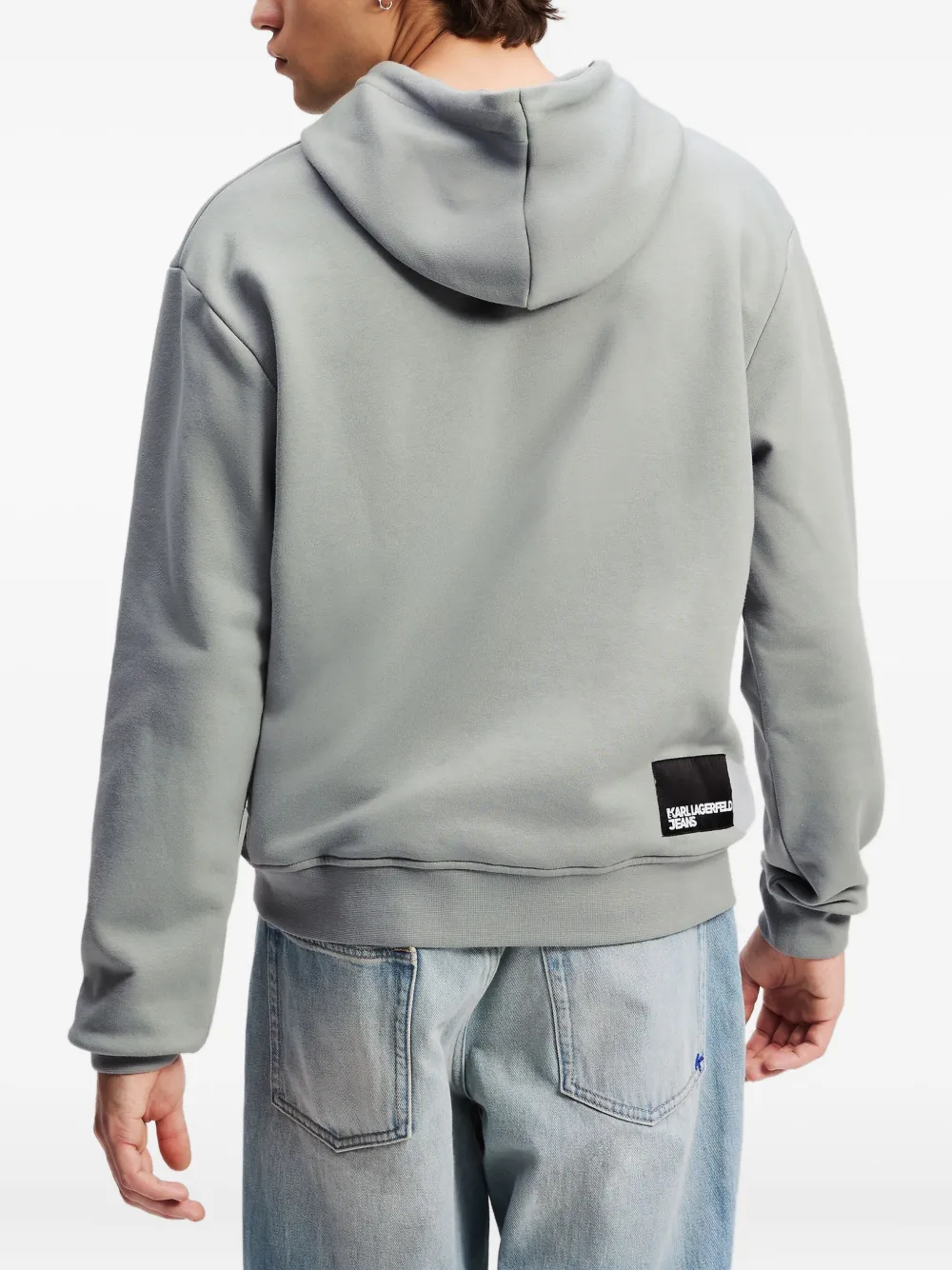 Karl Lagerfeld Jeans Hoodie met logoprint Grijs