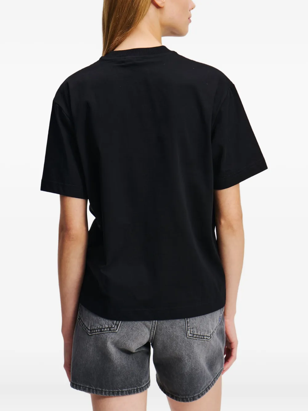 Karl Lagerfeld Jeans T-shirt met logo Zwart