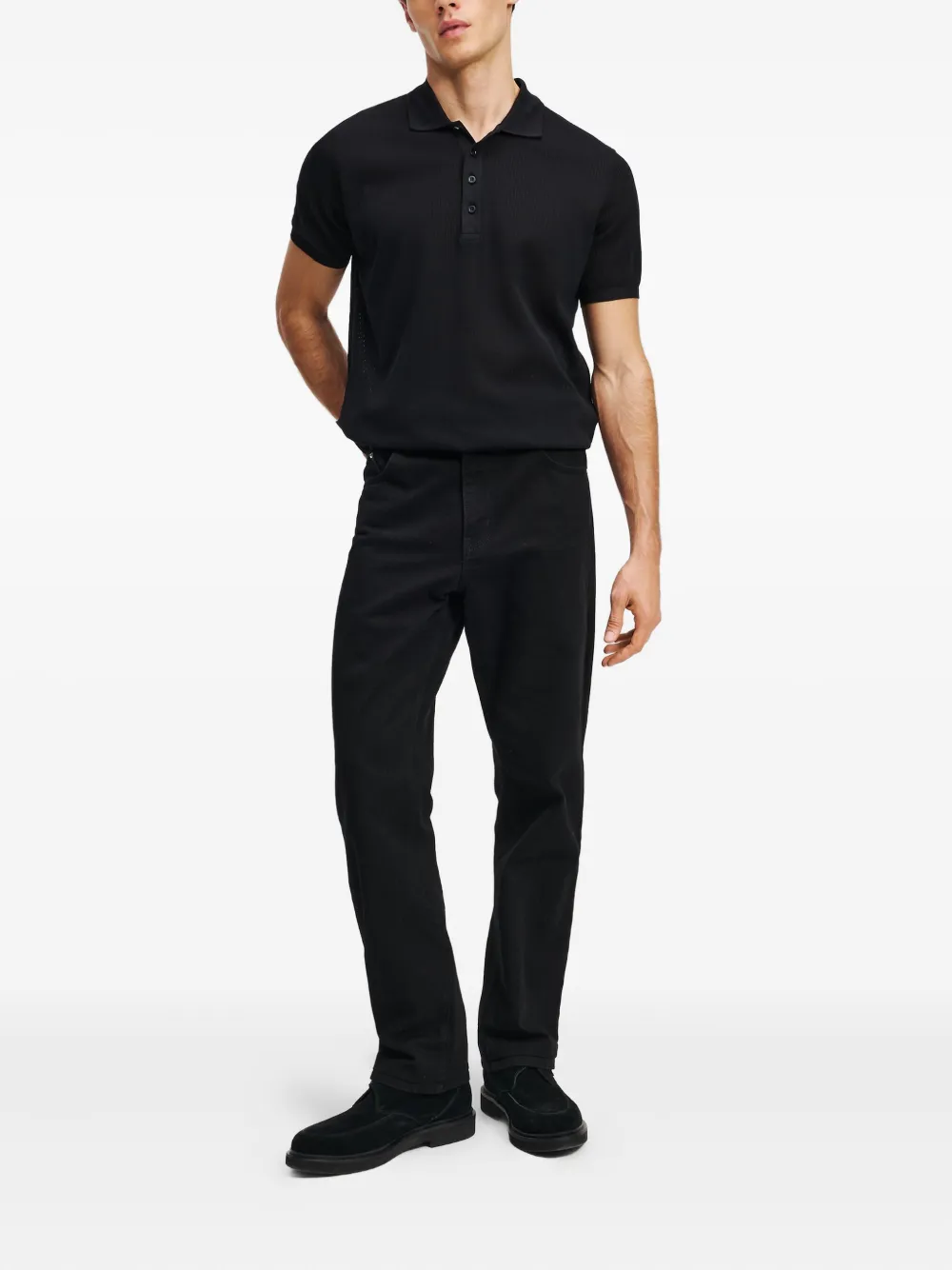 Karl Lagerfeld Slim-fit jeans - Zwart
