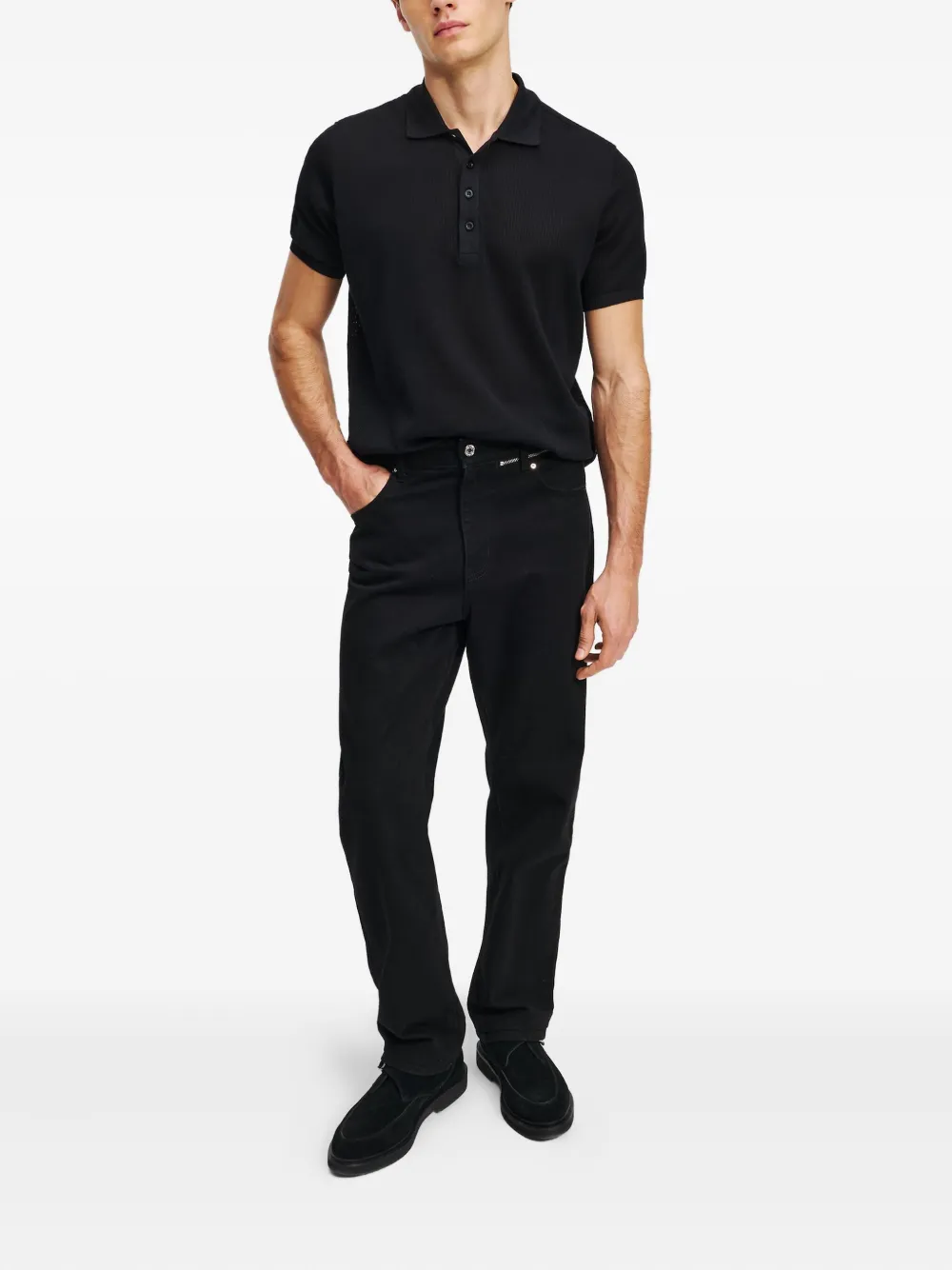 Karl Lagerfeld Slim-fit jeans Zwart