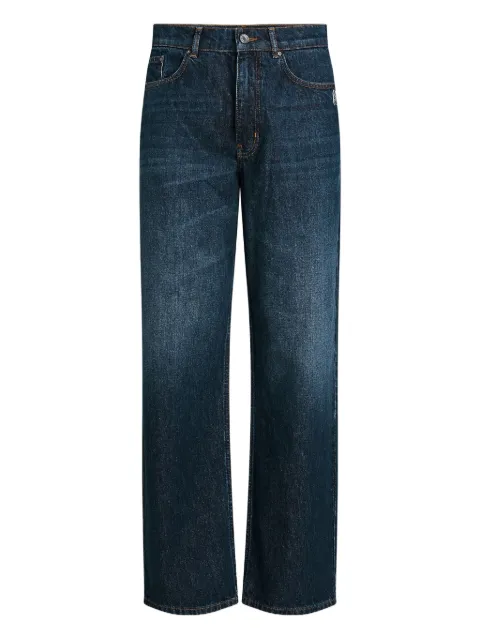 Karl Lagerfeld jeans anchos de color oscuro