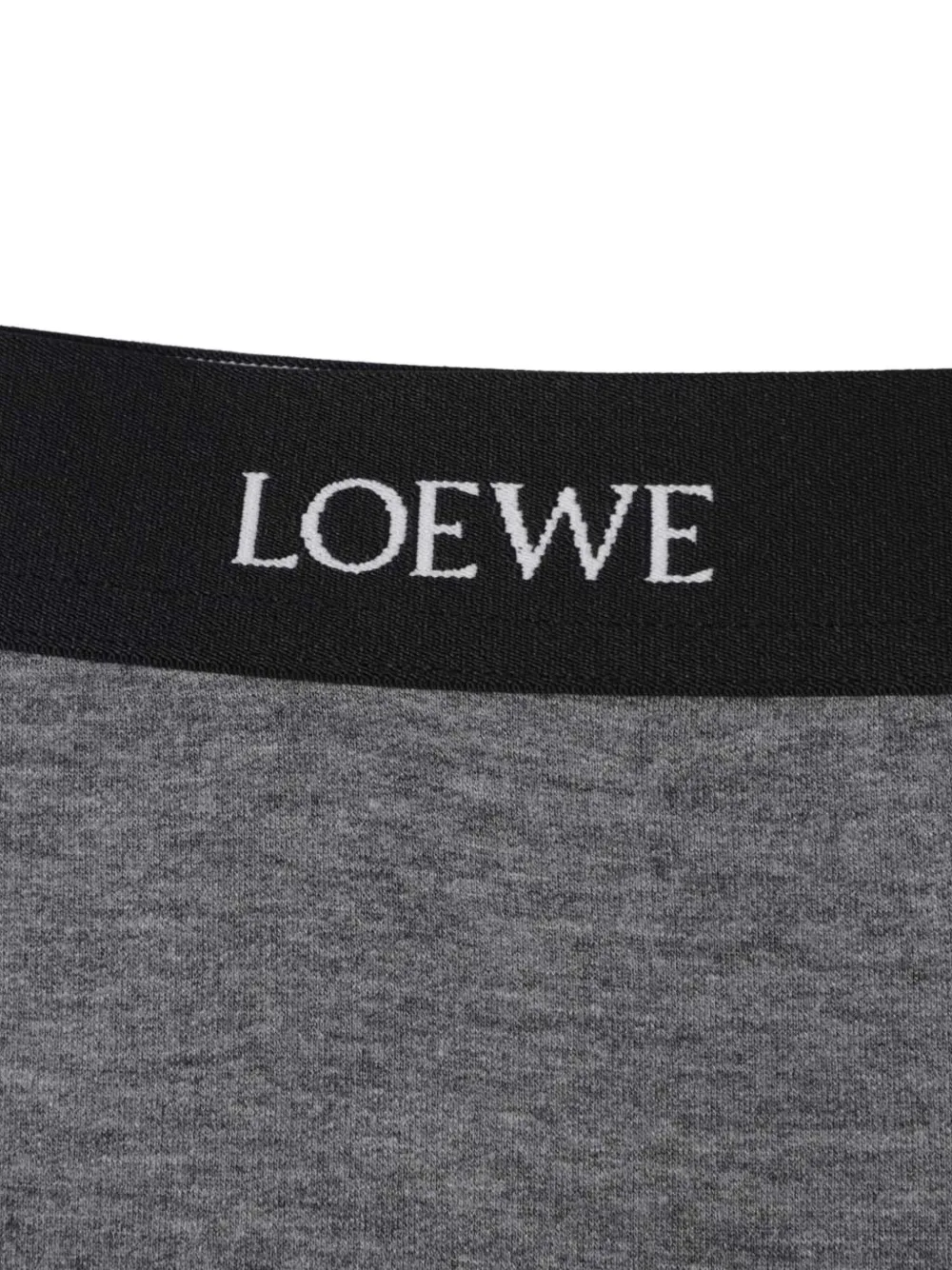 Loewe Side-split Skirt In Gray