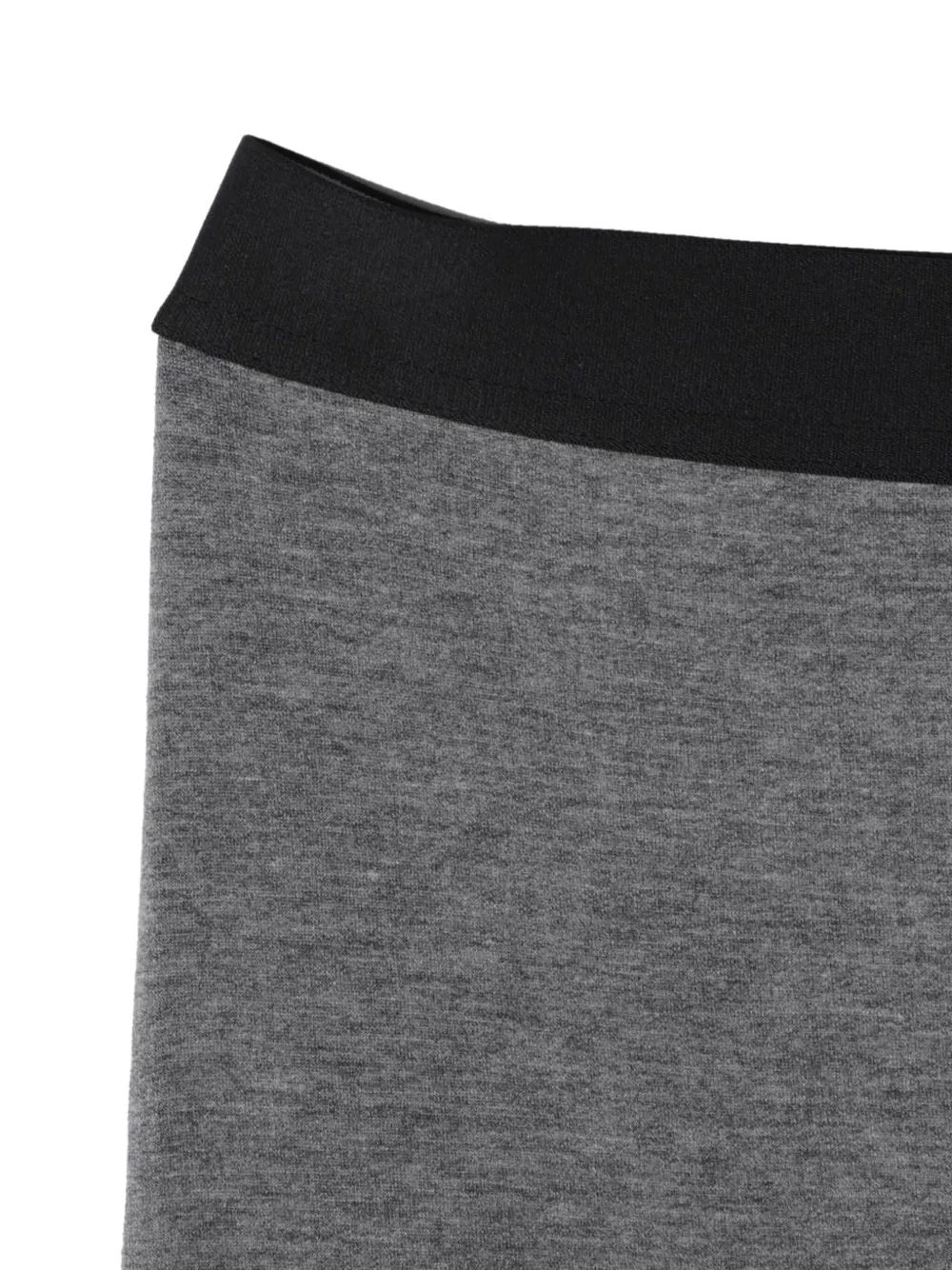 Loewe Side-split Skirt In Gray