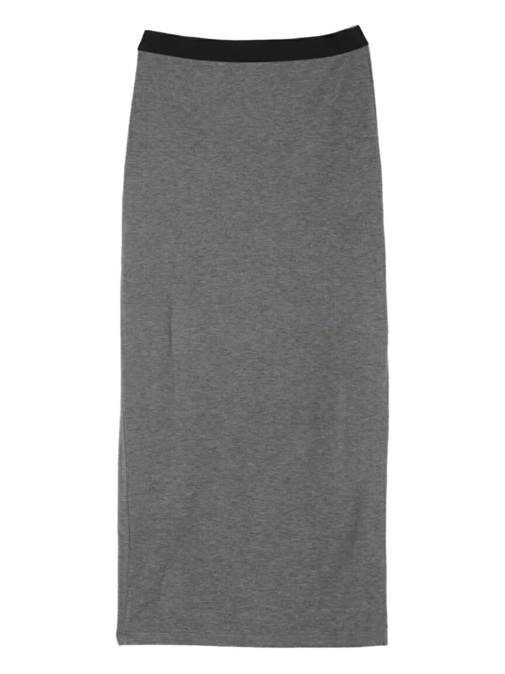 Loewe Side-split Skirt In Gray