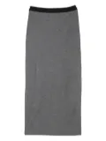 LOEWE side-split skirt - Grey