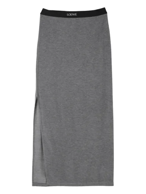 LOEWE side-split skirt