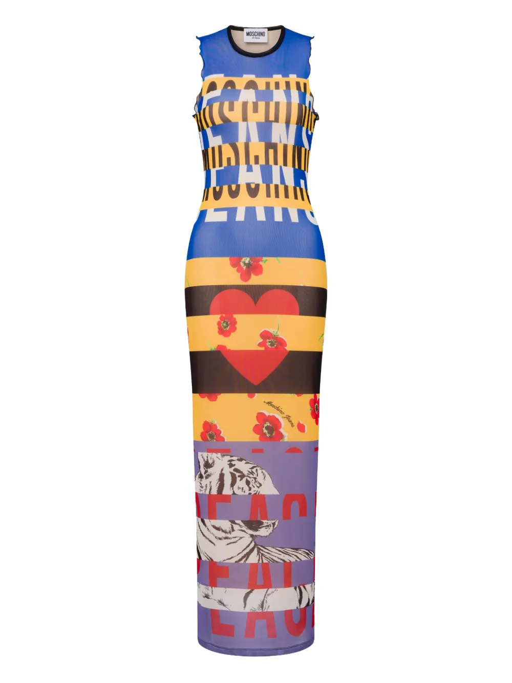 printed maxi dress
