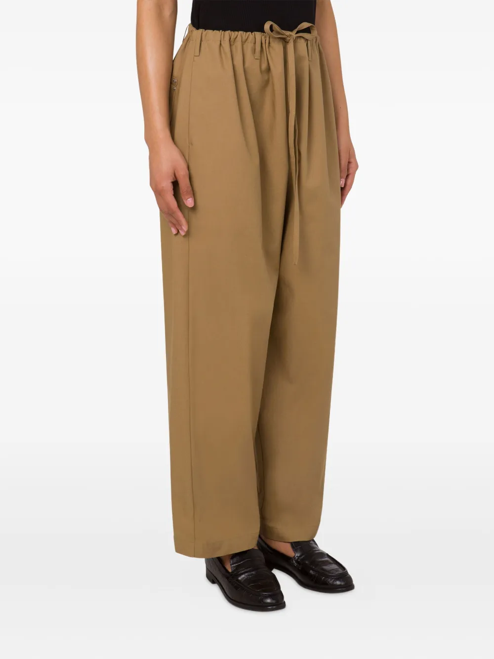 MOSCHINO JEANS cotton trousers - Bruin