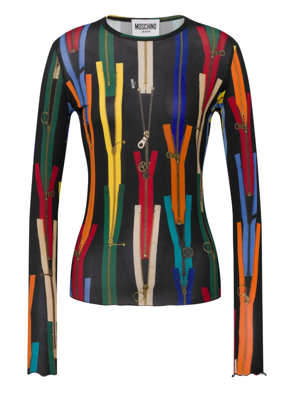 abstract-pattern T-shirt