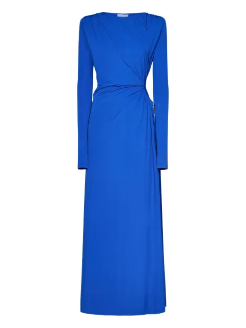 Danamé Octavia gathered-detail long-sleeve dress