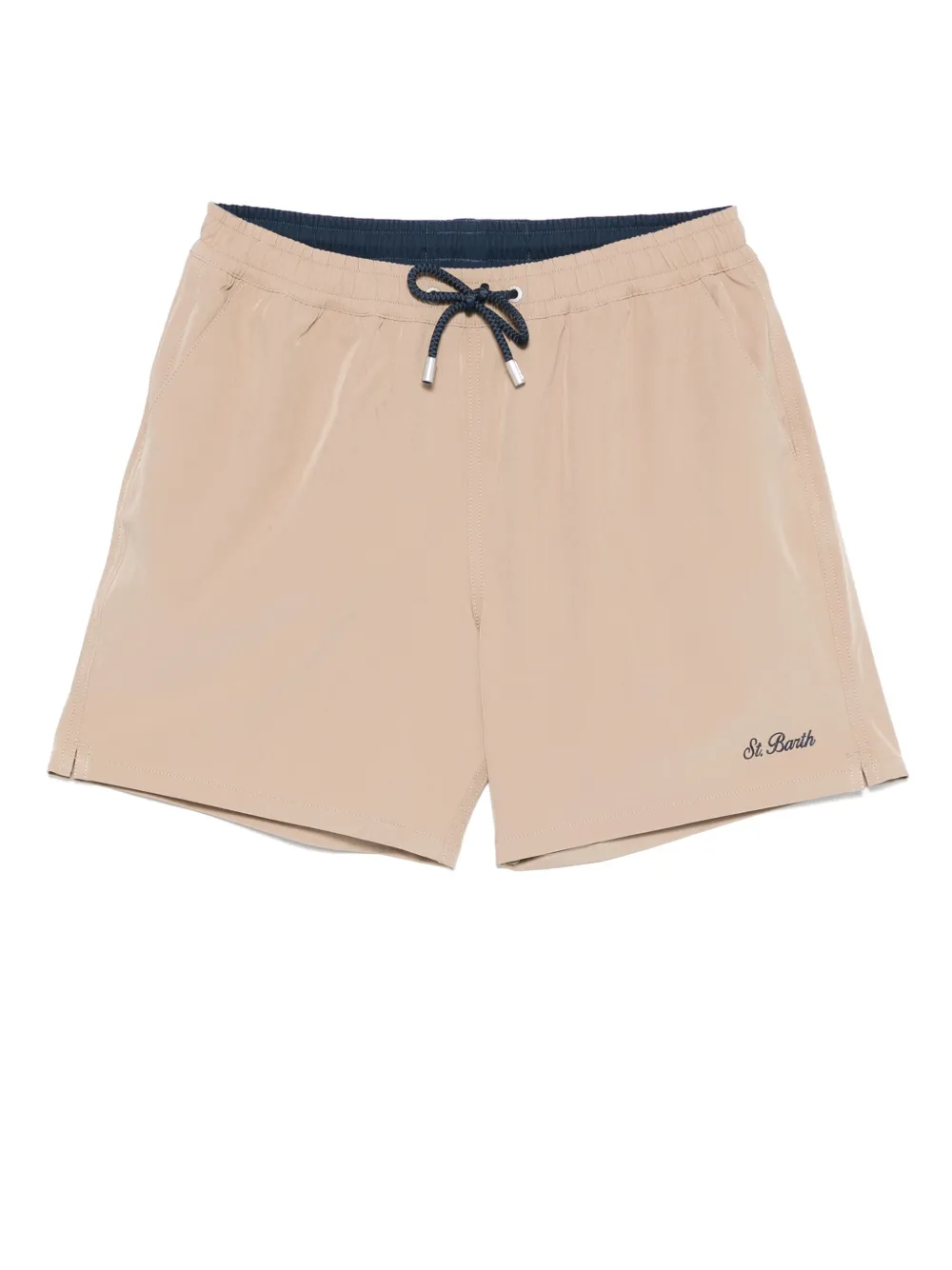 MC2 Saint Barth logo-patch swim shorts | Neutrals | Image 1