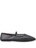 Jeffrey Campbell Swan-Lake ballet flats - Black