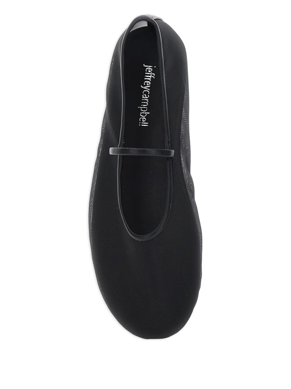 Jeffrey Campbell Swan-Lake ballet flats Black