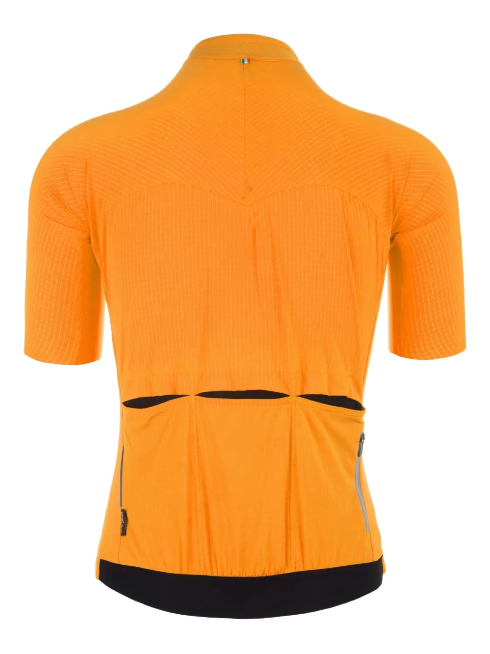 Q36.5 Fietsshirt met korte mouwen en rits Oranje