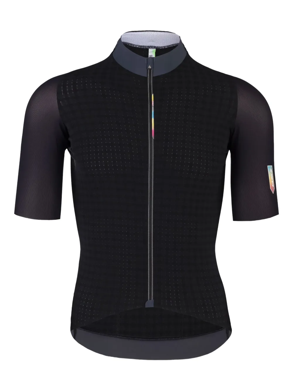Q36.5 Fietsshirt met geperforeerd vlak Zwart