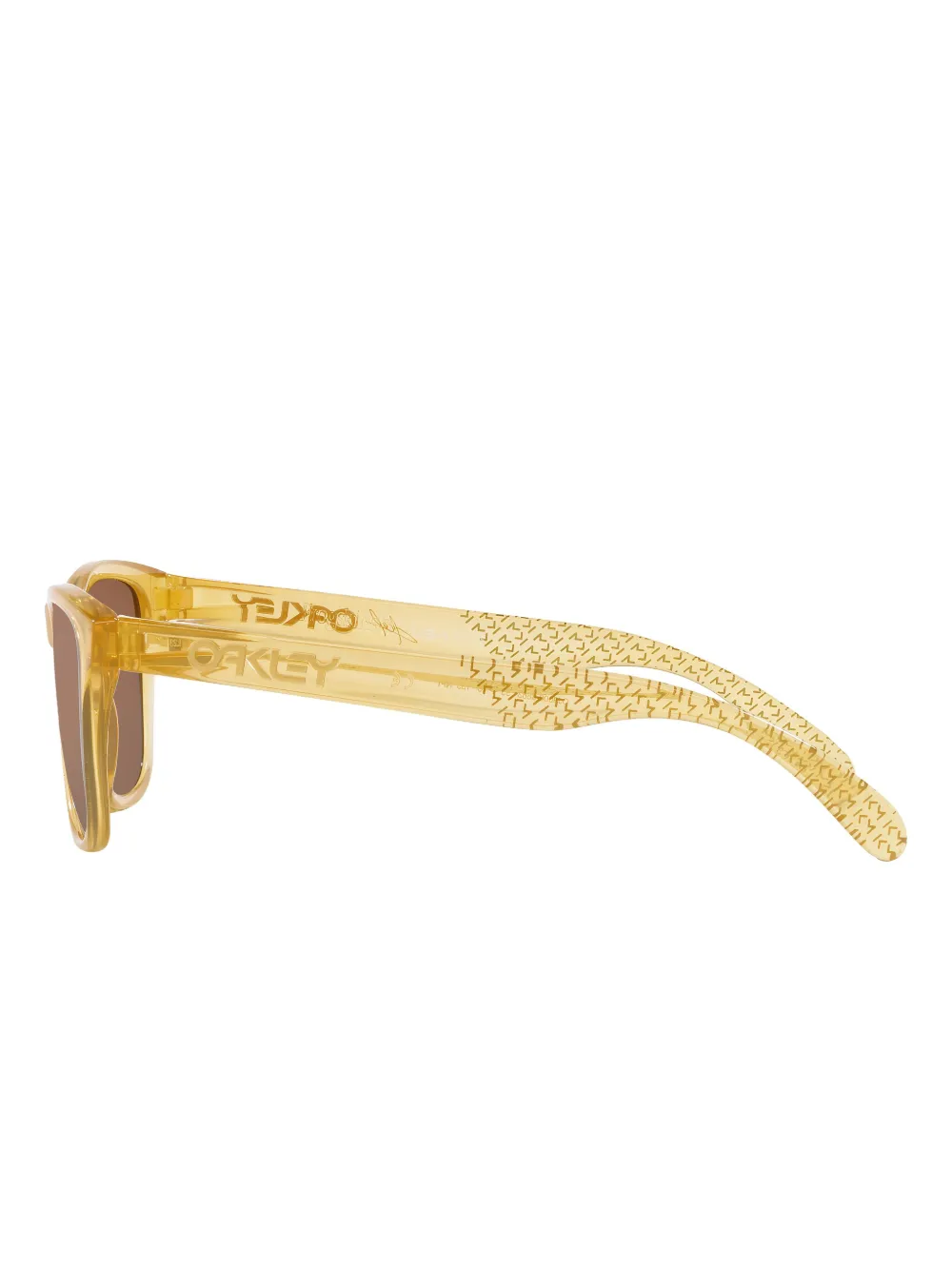 OAKLEY KID square-frame sunglasses Geel
