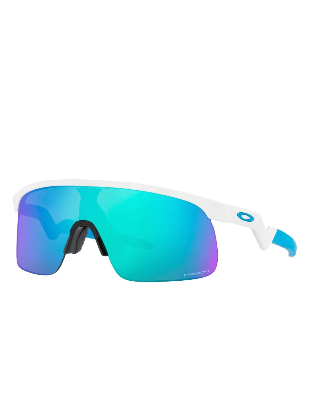 OAKLEY KID Resistor zonnebril met shield montuur Wit