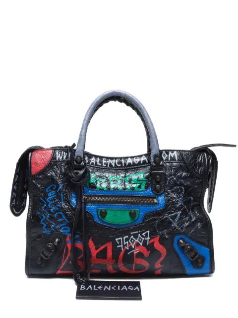 Balenciaga Pre-Owned 2010-2020s Graphic City shoulder bag