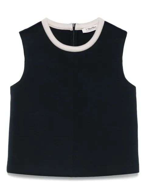 'S Max Mara contrast-trim top