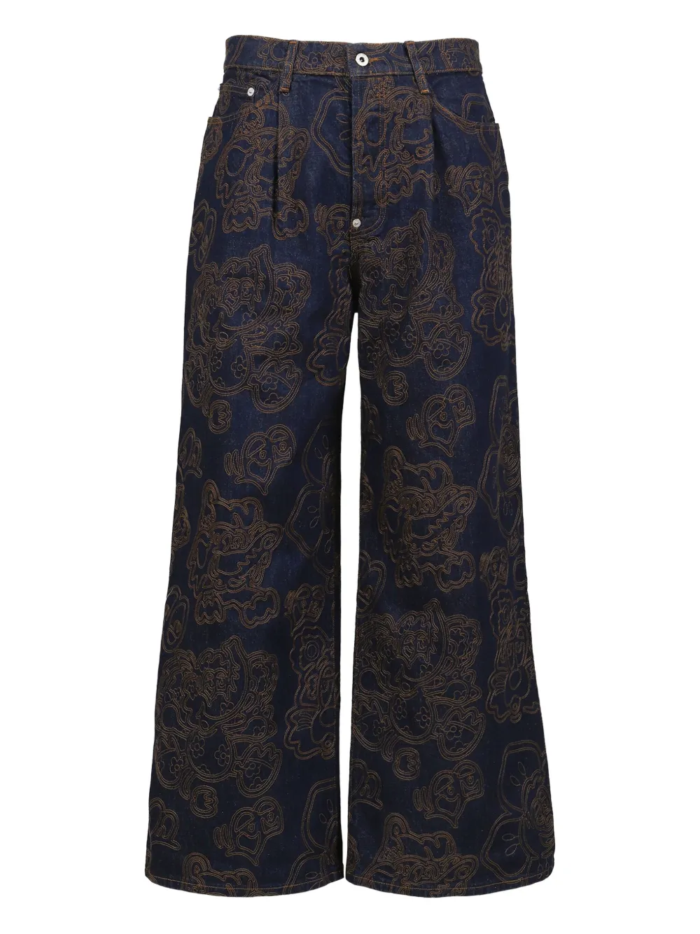 Kenzo x Verdy embroidered jeans - ブルー Kenzo x Verdy embroidered jeans - ブルー