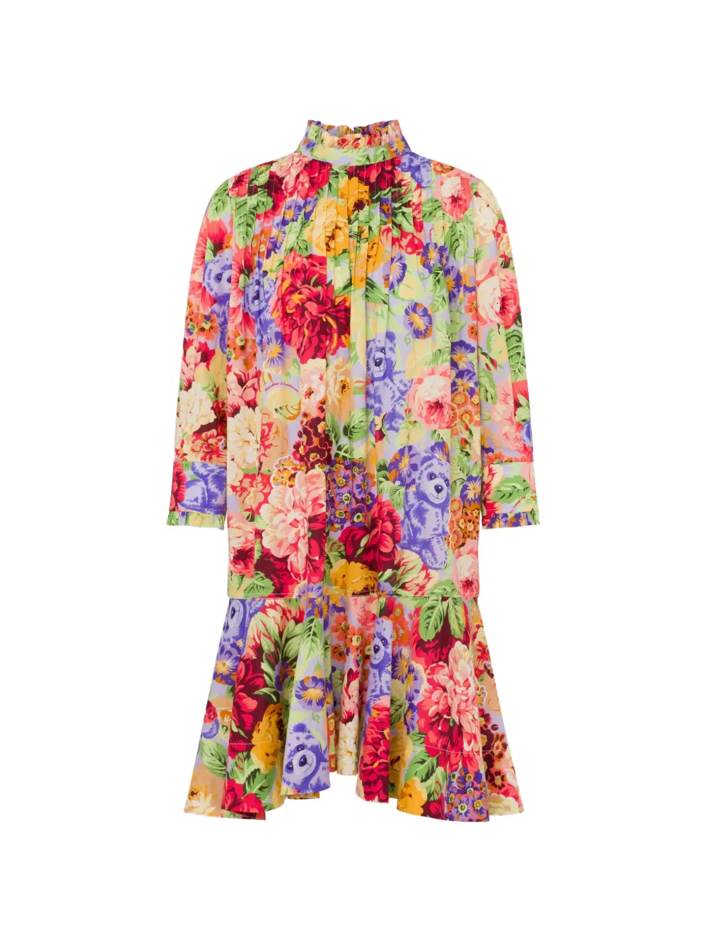 Moschino Mini-jurk met bloemenprint Rood