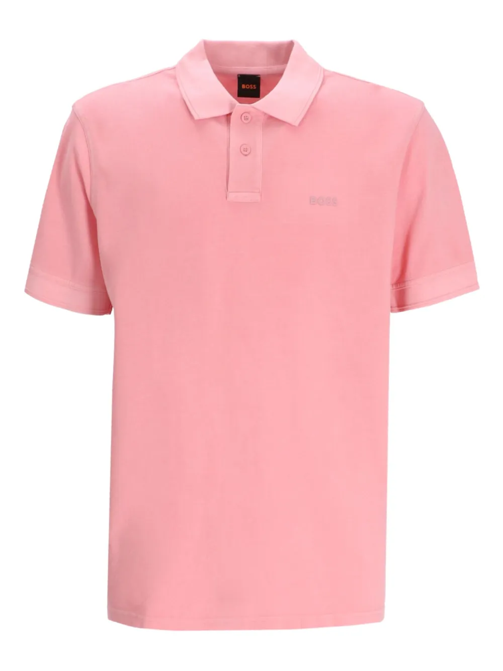 BOSS Katoenen poloshirt Roze