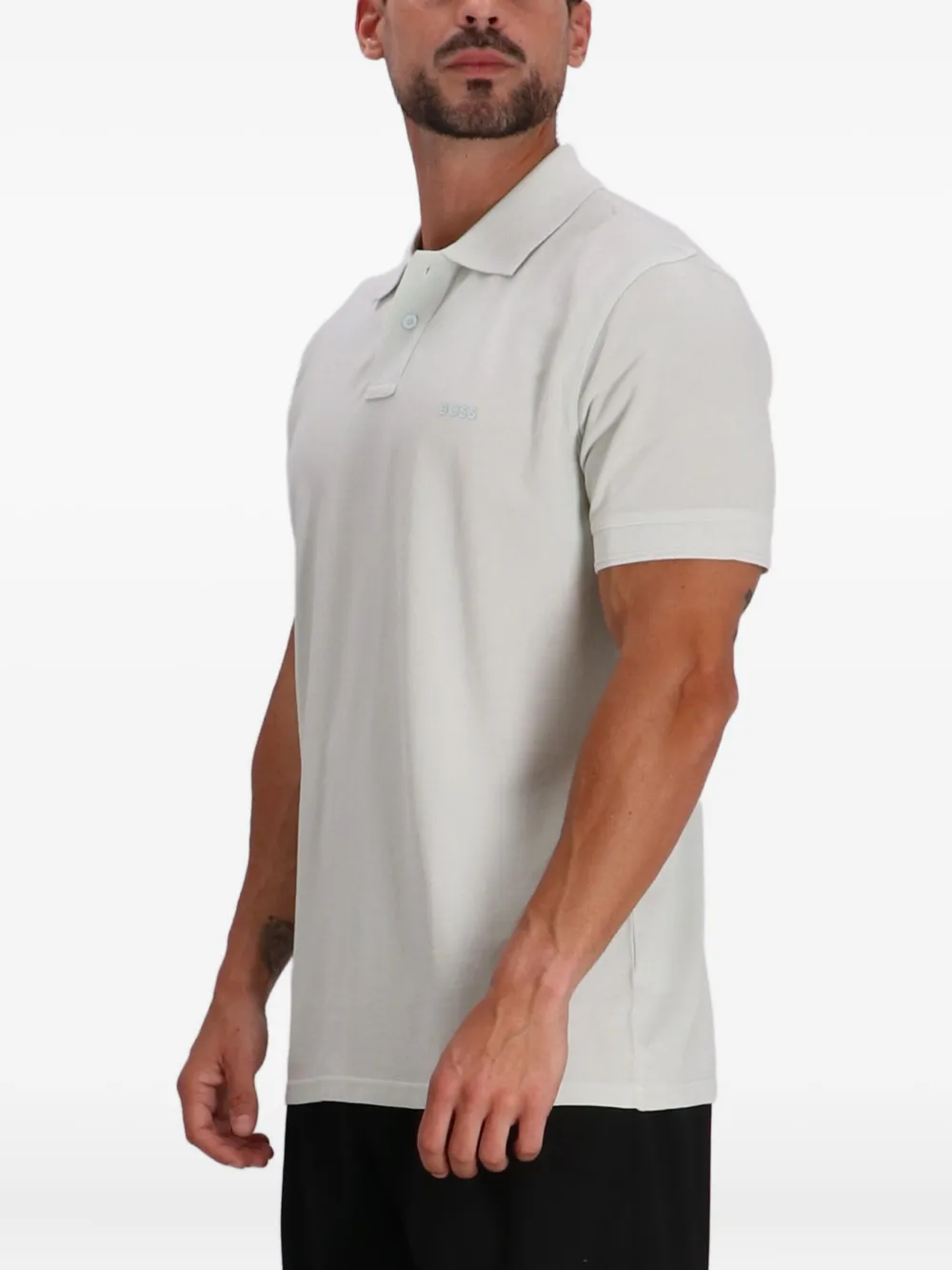BOSS Jersey poloshirt Blauw