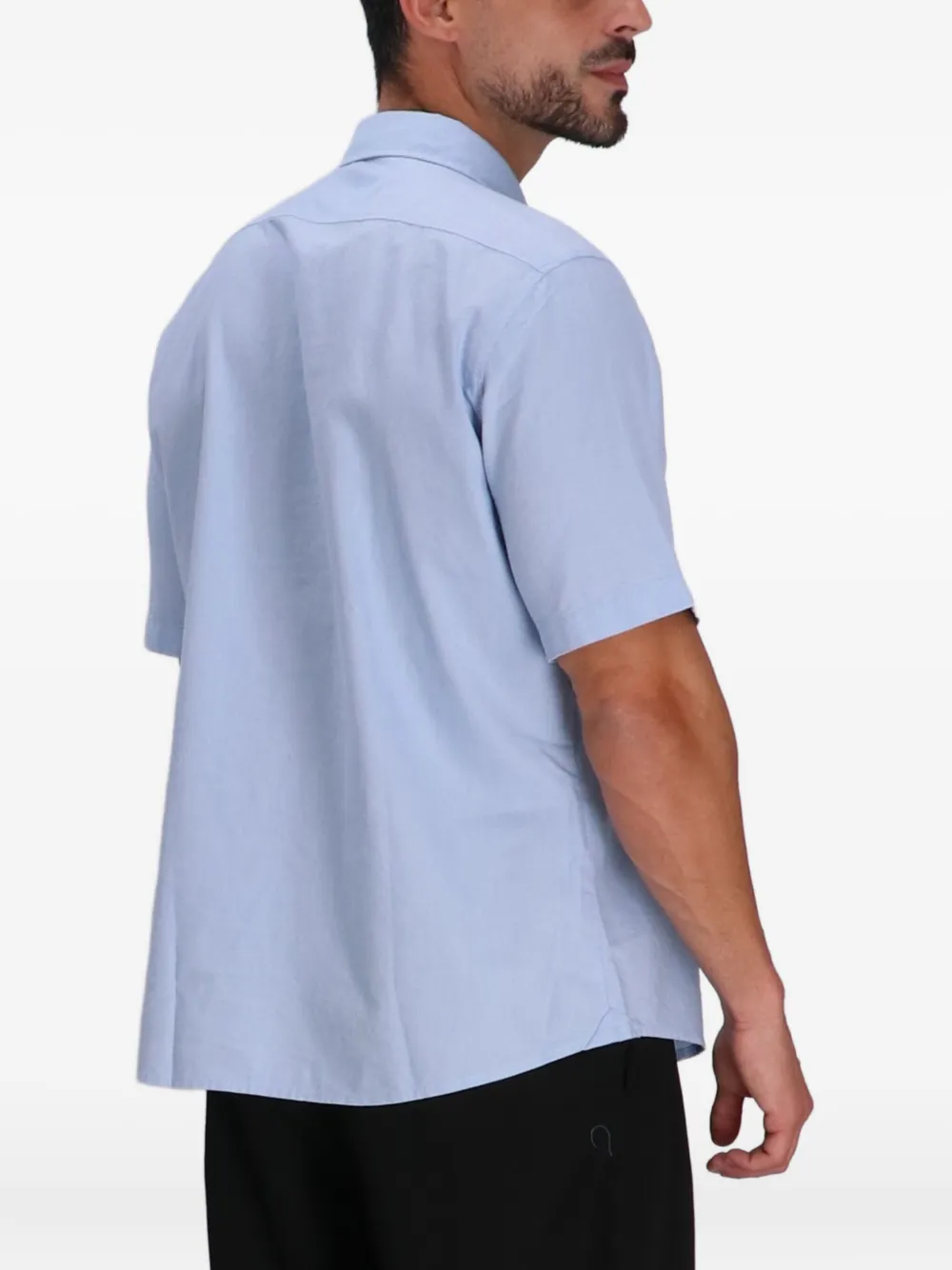 BOSS Katoenen overhemd Blauw