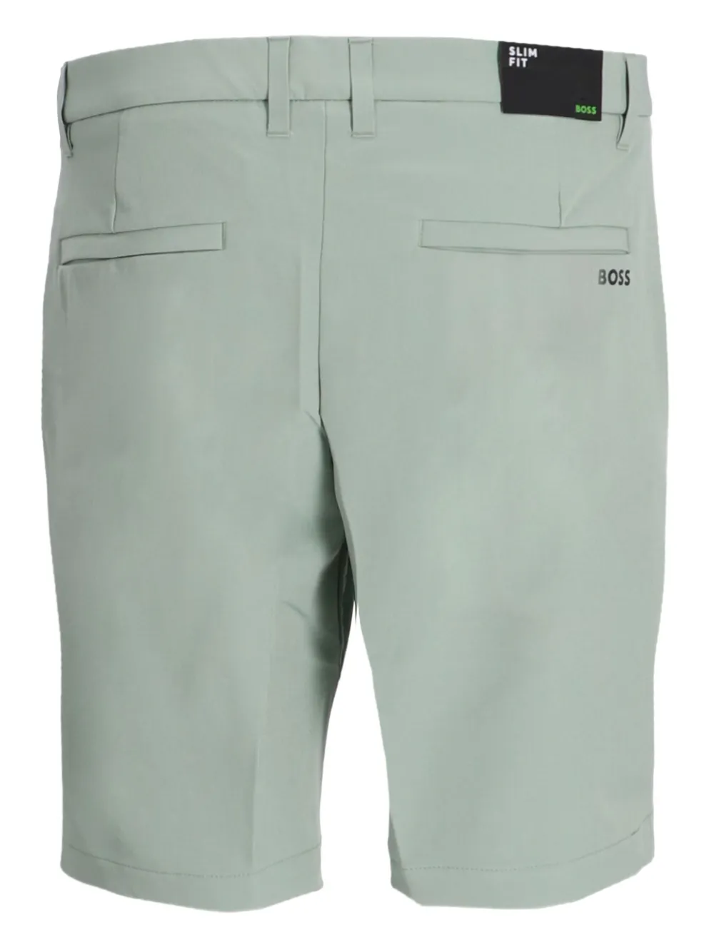 BOSS Waterafstotende chino shorts Groen