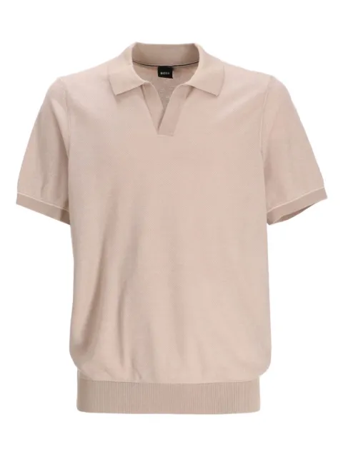 BOSS Johnny-collar T-shirt