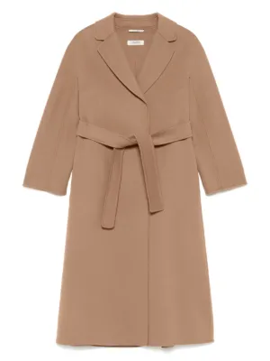 S Max Mara ベルテッド ラップコート | ブラウン | FARFETCH JP