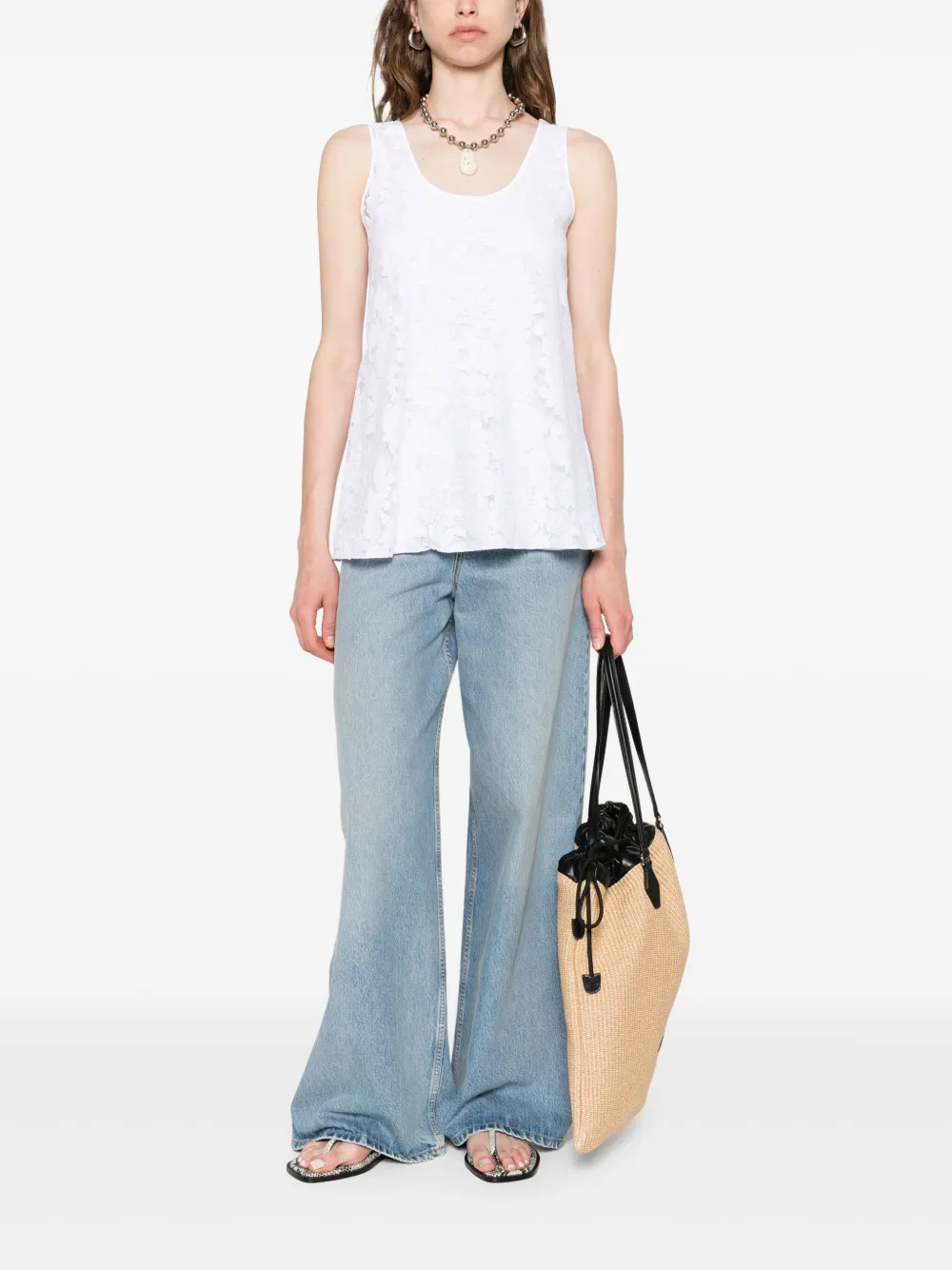 Max Mara lace-detailing top | Chalecos y camisetas | Image 2