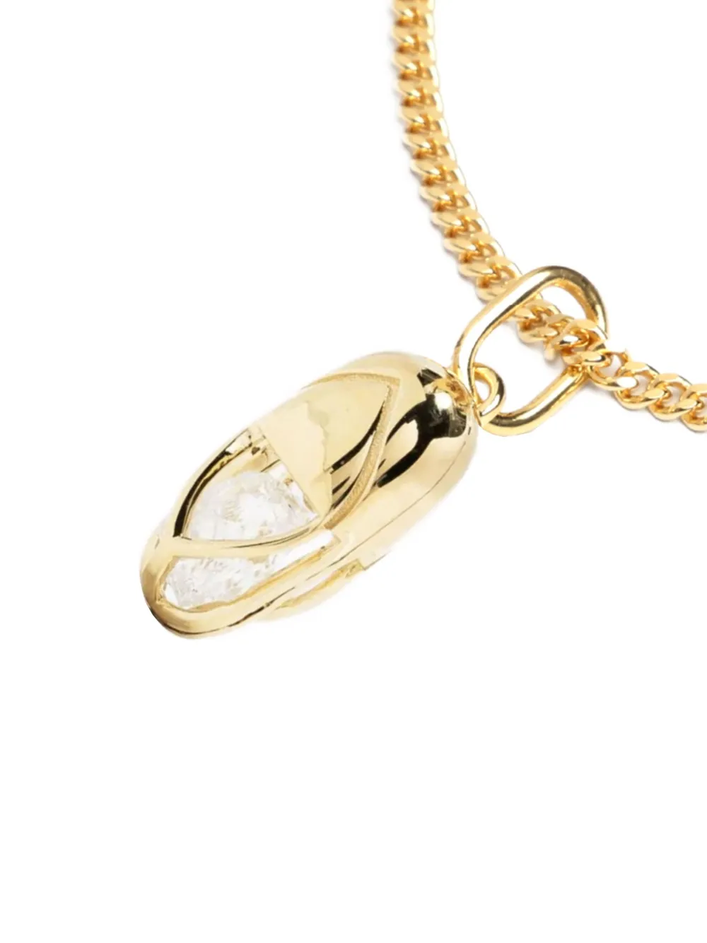 Capsule Eleven Halsketting met kristallen bedel - Goud