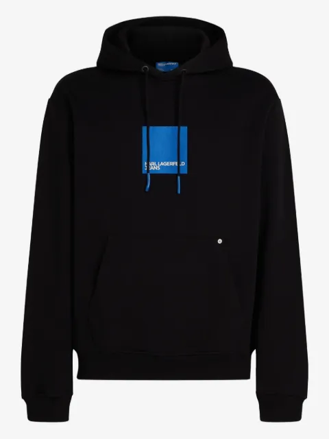 Karl Lagerfeld Jeans Moletom com logo e capuz