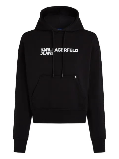 Karl Lagerfeld Jeans logo-print hoodie