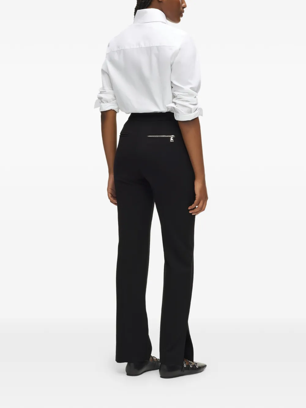Karl Lagerfeld Slim-fit pantalon Zwart