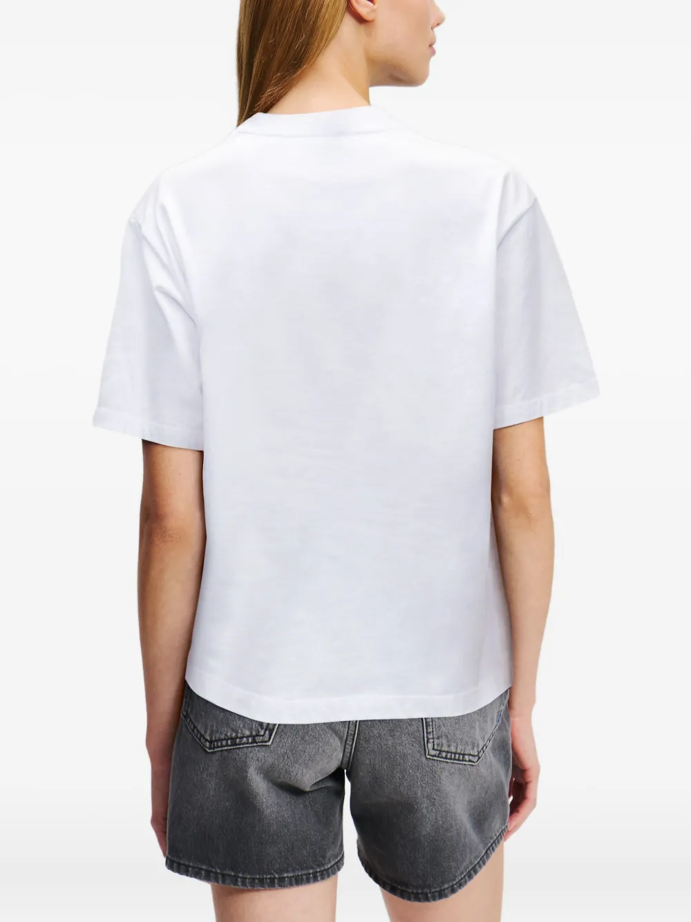 Karl Lagerfeld Jeans T-shirt met logoprint Wit