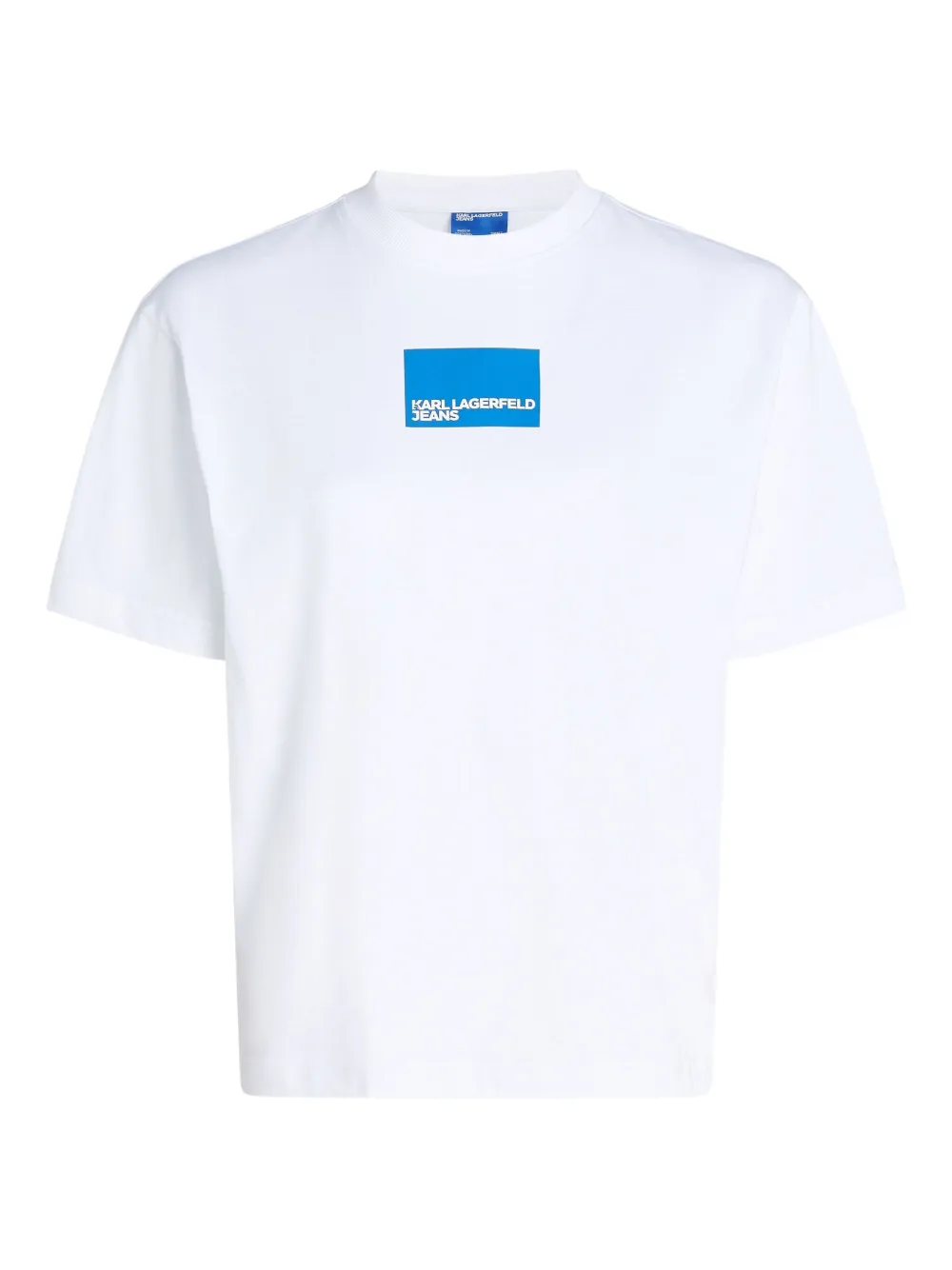 Karl Lagerfeld Jeans T-shirt met logoprint Wit