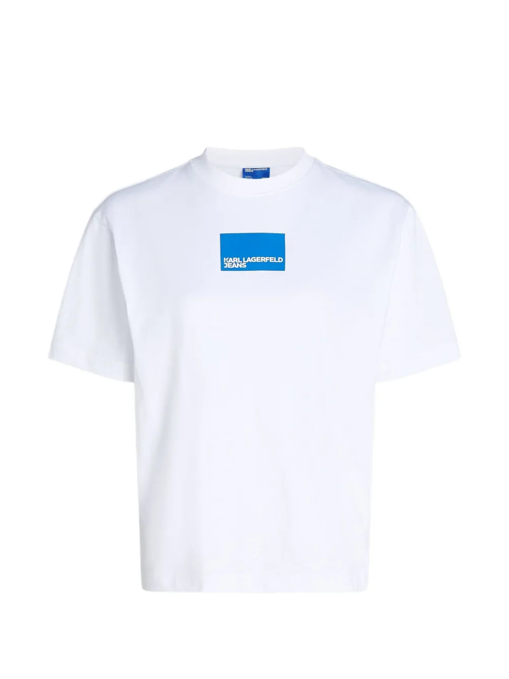 Karl Lagerfeld Jeans T-shirt met logoprint Wit