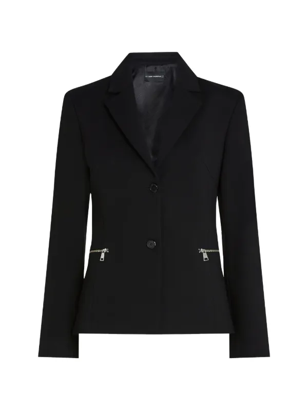 Karl Lagerfeld テーラード ジャケット | ブラック | FARFETCH JP