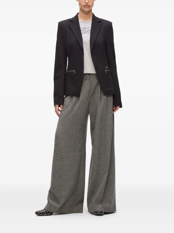 Karl Lagerfeld テーラード ジャケット | ブラック | FARFETCH JP